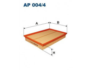 FILTRON AP004/4 oro filtras 
 Techninės priežiūros dalys -> Techninės priežiūros intervalai
1K0129620, 1K0129620