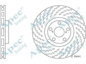 APEC braking DSK2557 stabdžių diskas 
 Dviratė transporto priemonės -> Stabdžių sistema -> Stabdžių diskai / priedai
4351222260