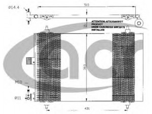 ACR 300484 kondensatorius, oro kondicionierius 
 Oro kondicionavimas -> Kondensatorius
6453EC, 6455AS, 6455CQ, 96367224