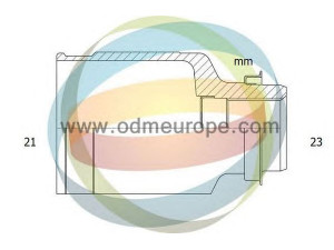 ODM-MULTIPARTS 14-076956 jungčių komplektas, kardaninis velenas 
 Ratų pavara -> Sujungimai/komplektas
