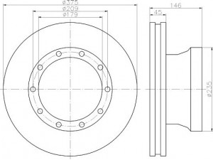 DON CVD589 stabdžių diskas 
 Stabdžių sistema -> Diskinis stabdys -> Stabdžių diskas
1400284
