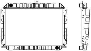 SAKURA  Automotive 1301-0239 radiatorius, variklio aušinimas