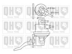 QUINTON HAZELL QFP237 kuro siurblys 
 Degalų tiekimo sistema -> Kuro siurblys/dalys -> Kuro siurblys
1 658 043, 6 174 801