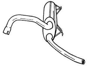 AKS DASIS SG53626 galinis duslintuvas