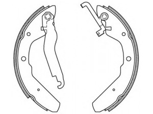 OPEN PARTS BSA2154.00 stabdžių trinkelių komplektas 
 Techninės priežiūros dalys -> Papildomas remontas
251609531K, 251609531M, 251609531P