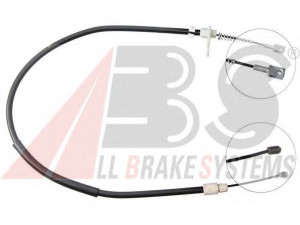 A.B.S. K16508 trosas, stovėjimo stabdys 
 Stabdžių sistema -> Valdymo svirtys/trosai
171 420 02 85