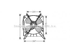 AVA QUALITY COOLING SZ7502 ventiliatorius, radiatoriaus 
 Aušinimo sistema -> Oro aušinimas
1776050G00