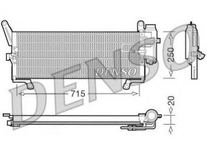 DENSO DCN09090 kondensatorius, oro kondicionierius 
 Oro kondicionavimas -> Kondensatorius
7755110