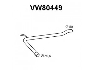 VENEPORTE VW80449 išleidimo kolektorius
028253201, 074253201