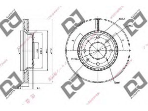 DJ PARTS BD1373 stabdžių diskas 
 Stabdžių sistema -> Diskinis stabdys -> Stabdžių diskas
51712-2F100, 517122F100, 517122F300