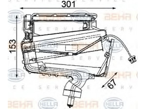 HELLA 8FZ 351 315-031 garintuvas, oro kondicionierius 
 Oro kondicionavimas -> Garintuvas
27280-00QAG, 77012-06190, 77 00 308 726