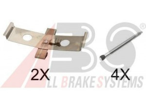 A.B.S. 1674Q priedų komplektas, diskinių stabdžių trinkelės 
 Stabdžių sistema -> Diskinis stabdys -> Stabdžių dalys/priedai
95716740, 4321674, 4211674