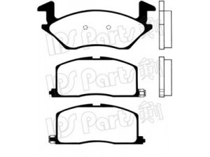 IPS Parts IBD-1284 stabdžių trinkelių rinkinys, diskinis stabdys
0446510070, 04491-10131, 04491-10141