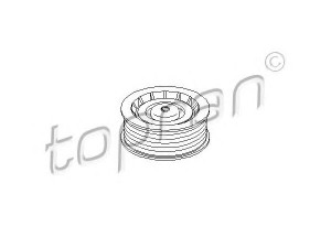 TOPRAN 302 158 kreipiantysis skriemulys, V formos rumbuotas diržas 
 Diržinė pavara -> V formos rumbuotas diržas/komplektas -> Laisvasis/kreipiamasis skriemulys
1 117 009, 1 128 896, XS7E19A216BC
