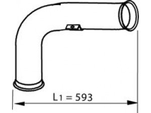 DINEX 22155 išleidimo kolektorius 
 Išmetimo sistema -> Išmetimo vamzdžiai
1425332, 1600803