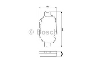 BOSCH 0 986 424 808 stabdžių trinkelių rinkinys, diskinis stabdys 
 Techninės priežiūros dalys -> Papildomas remontas
04465 13030, 04465 20500, 04465 20540