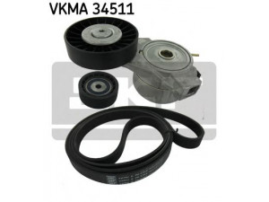 SKF VKMA 34511 V formos rumbuotas diržas, komplektas 
 Techninės priežiūros dalys -> Techninės priežiūros intervalai
43 56 127, 48 98 755, 49 61 066