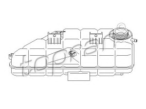 TOPRAN 401 529 išsiplėtimo bakelis, aušinimo skystis 
 Aušinimo sistema -> Radiatorius/alyvos aušintuvas -> Išsiplėtimo bakelis, variklio aušinimo skystis
163 500 03 49