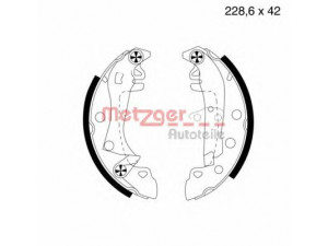 METZGER MG 339 stabdžių trinkelių komplektas 
 Techninės priežiūros dalys -> Papildomas remontas
5881159, 5888143, 5920731, 5920732