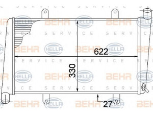 HELLA 8MK 376 774-181 radiatorius, variklio aušinimas 
 Aušinimo sistema -> Radiatorius/alyvos aušintuvas -> Radiatorius/dalys
8 602 116