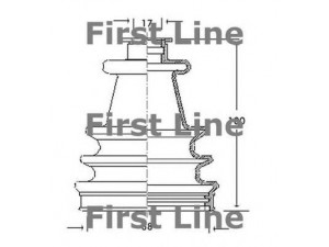 FIRST LINE FCB2014 gofruotoji membrana, kardaninis velenas 
 Ratų pavara -> Gofruotoji membrana
BAU4445