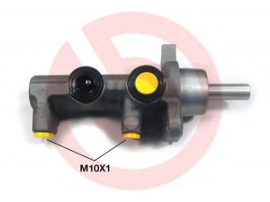 BREMBO M 68 048 pagrindinis cilindras, stabdžiai 
 Stabdžių sistema -> Pagrindinis stabdžių cilindras
0986481001, PMH689
