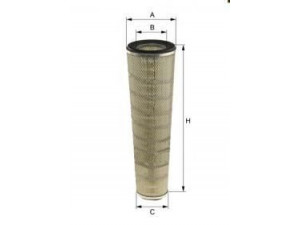 UNIFLUX FILTERS XA1925 oro filtras 
 Techninės priežiūros dalys -> Techninės priežiūros intervalai
57MD29503, 957 094 00 04, F8HZ-9601-A