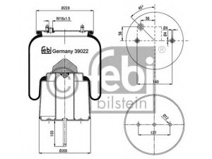 FEBI BILSTEIN 39022 dėklas, pneumatinė pakaba
1 726 242