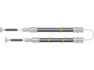 MGA KC4230 trosas, stovėjimo stabdys 
 Stabdžių sistema -> Valdymo svirtys/trosai
