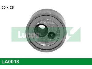LUCAS ENGINE DRIVE LA0018 įtempiklio skriemulys, V formos rumbuotas diržas 
 Diržinė pavara -> V formos rumbuotas diržas/komplektas -> Įtempiklio skriemulys