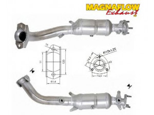 MAGNAFLOW 73009 katalizatoriaus keitiklis 
 Išmetimo sistema -> Katalizatoriaus keitiklis
18160PNBE00