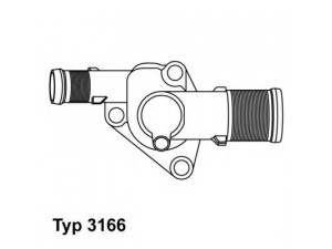 WAHLER 3166.89D termostatas, aušinimo skystis 
 Aušinimo sistema -> Termostatas/tarpiklis -> Thermostat
11061-00QAE, 77 00 110 716, 82 00 660 882