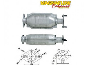 MAGNAFLOW 84111 katalizatoriaus keitiklis 
 Išmetimo sistema -> Katalizatoriaus keitiklis
289502X030