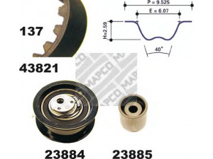 MAPCO 23821 paskirstymo diržo komplektas 
 Techninės priežiūros dalys -> Papildomas remontas
028 198 119 C, 028 198 119 C, 028 198 119 C