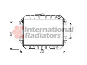 VAN WEZEL 11002027 radiatorius, variklio aušinimas 
 Aušinimo sistema -> Radiatorius/alyvos aušintuvas -> Radiatorius/dalys
16400-87616, 1640087616, 1640087623