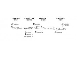 VENEPORTE 400056 išmetimo sistema 
 Išmetimo sistema -> Išmetimo sistema, visa