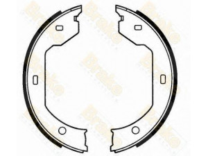 Brake ENGINEERING SH2593 stabdžių trinkelių komplektas, stovėjimo stabdis 
 Stabdžių sistema -> Rankinis stabdys
7L6698525, 34410148879, 34410393646