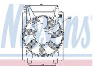 NISSENS 85412 pūtiklis, oro kondicionierius 
 Oro kondicionavimas -> Kondensatorius
97730-3A120