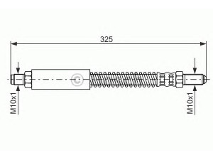 BOSCH 1 987 476 572 stabdžių žarnelė 
 Stabdžių sistema -> Stabdžių žarnelės