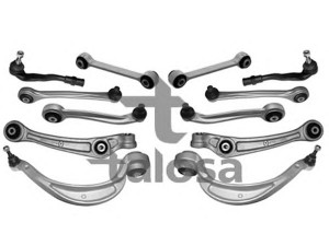 TALOSA 49-03672 pakabos komplektas 
 Ašies montavimas/vairavimo mechanizmas/ratai -> Valdymo svirtis/pasukamosios svirties sujungimas -> Vairo trauklės (valdymo svirtis, išilginis balansyras, diago