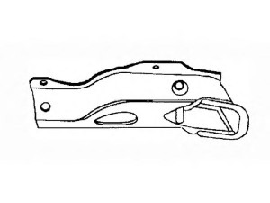 OCAP 0790680 pakabos skersinė sąvarža 
 Ašies montavimas/vairavimo mechanizmas/ratai -> Valdymo rankenėlės statramstis
7700525702