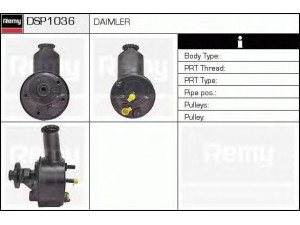 DELCO REMY DSP1036 hidraulinis siurblys, vairo sistema 
 Vairavimas -> Vairo pavara/siurblys