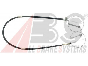 A.B.S. K12818 trosas, stovėjimo stabdys 
 Stabdžių sistema -> Valdymo svirtys/trosai
46420-02030, 46420-12400