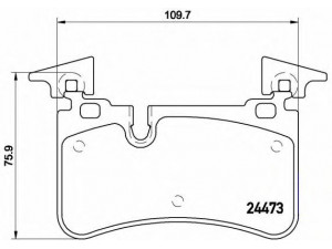 BREMBO P 50 113 stabdžių trinkelių rinkinys, diskinis stabdys 
 Techninės priežiūros dalys -> Papildomas remontas
0044208520, 0054202220, 0054202520