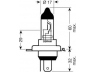 OSRAM 64196-01B lemputė, prožektorius; lemputė, priekinis žibintas; lemputė, rūko žibintas; lemputė, priekinis žibintas; lemputė, prožektorius; lemputė, rūko žibintas 
 Kėbulas -> Transporto priemonės priekis -> Prožektorius/dalys -> Lemputė, prožektorius