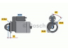 BOSCH 0 001 107 024 starteris
5840 142 0, 5840 246 0