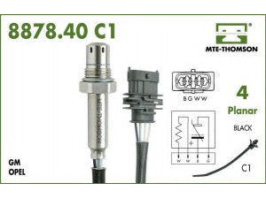 MTE-THOMSON 8878.40.046C1 lambda jutiklis 
 Išmetimo sistema -> Jutiklis/zondas
55563348
