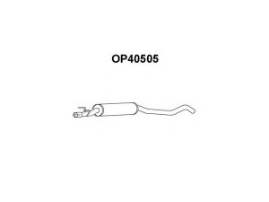 VENEPORTE OP40505 vidurinis duslintuvas 
 Išmetimo sistema -> Duslintuvas
5852088, 9202076, 5852088, 9202076