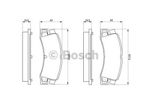 BOSCH 0 986 424 383 stabdžių trinkelių rinkinys, diskinis stabdys 
 Techninės priežiūros dalys -> Papildomas remontas
04465 32010, 04466 12010, 04466 12020