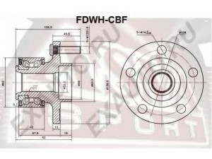 ASVA FDWH-CBF rato stebulė 
 Ašies montavimas/vairavimo mechanizmas/ratai -> Rato stebulė/montavimas -> Rato stebulė
1463833, 1496721, 6G912C300GAB